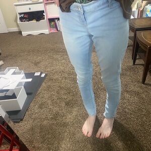 Women's Light Blue Skinny Jeans